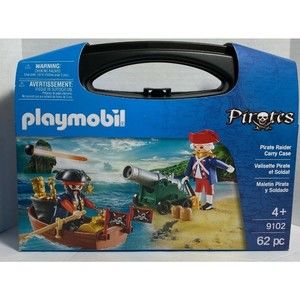 Playmobil #9102 Pirate Raider Carry Case - New Factory Sealed